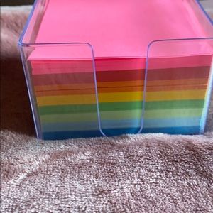 Colorful sticky notes!